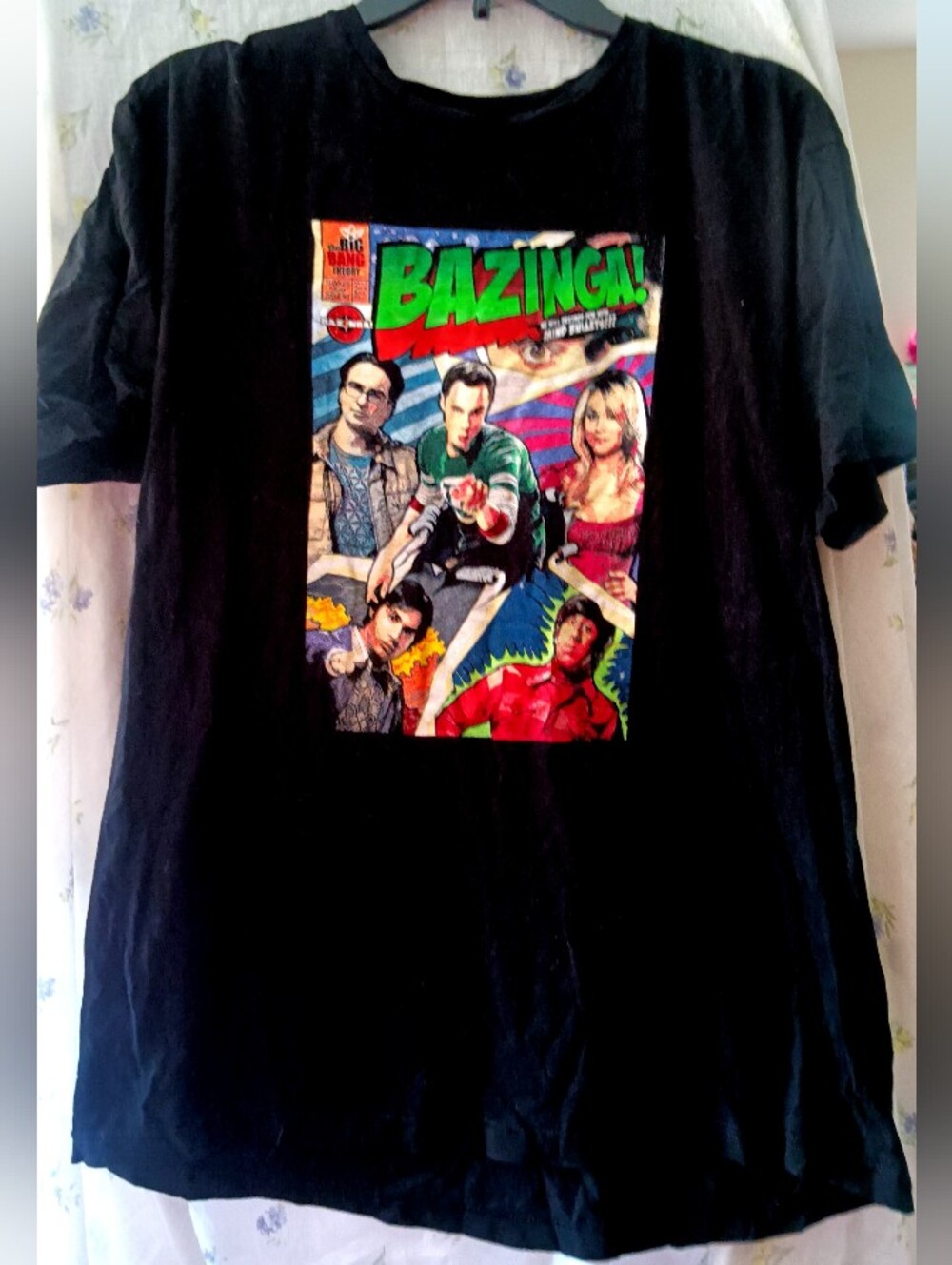 Black Bazinga! Graphic Tee - Men